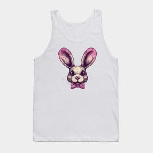 Bow tie bunny Tank Top